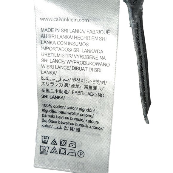 Calvin Klein Liquid Touch Black/White Stripped T-Shirt Mens Large - Picture 4 of 5